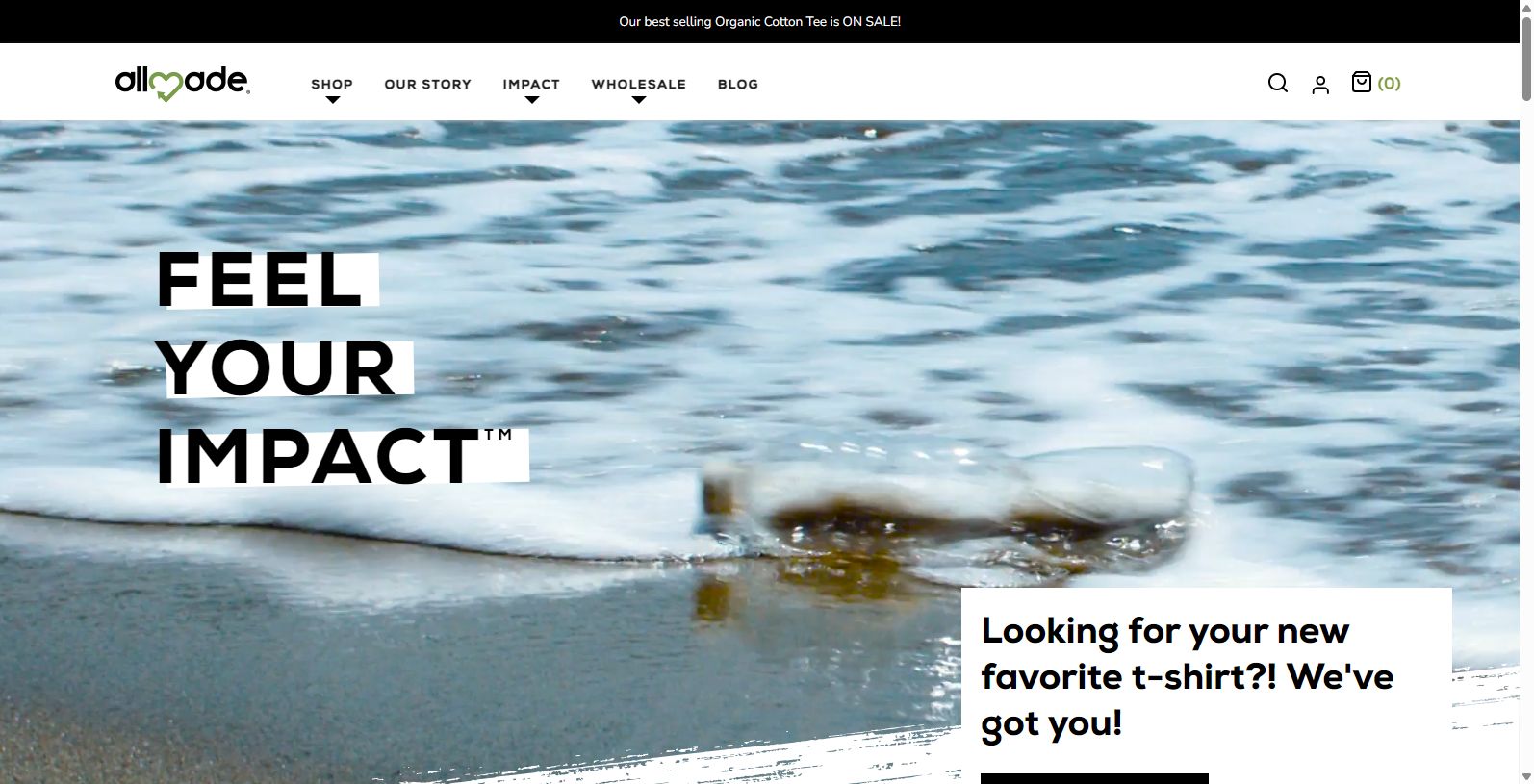 Allmade: Sustainable Wholesale Clothing T-Shirts