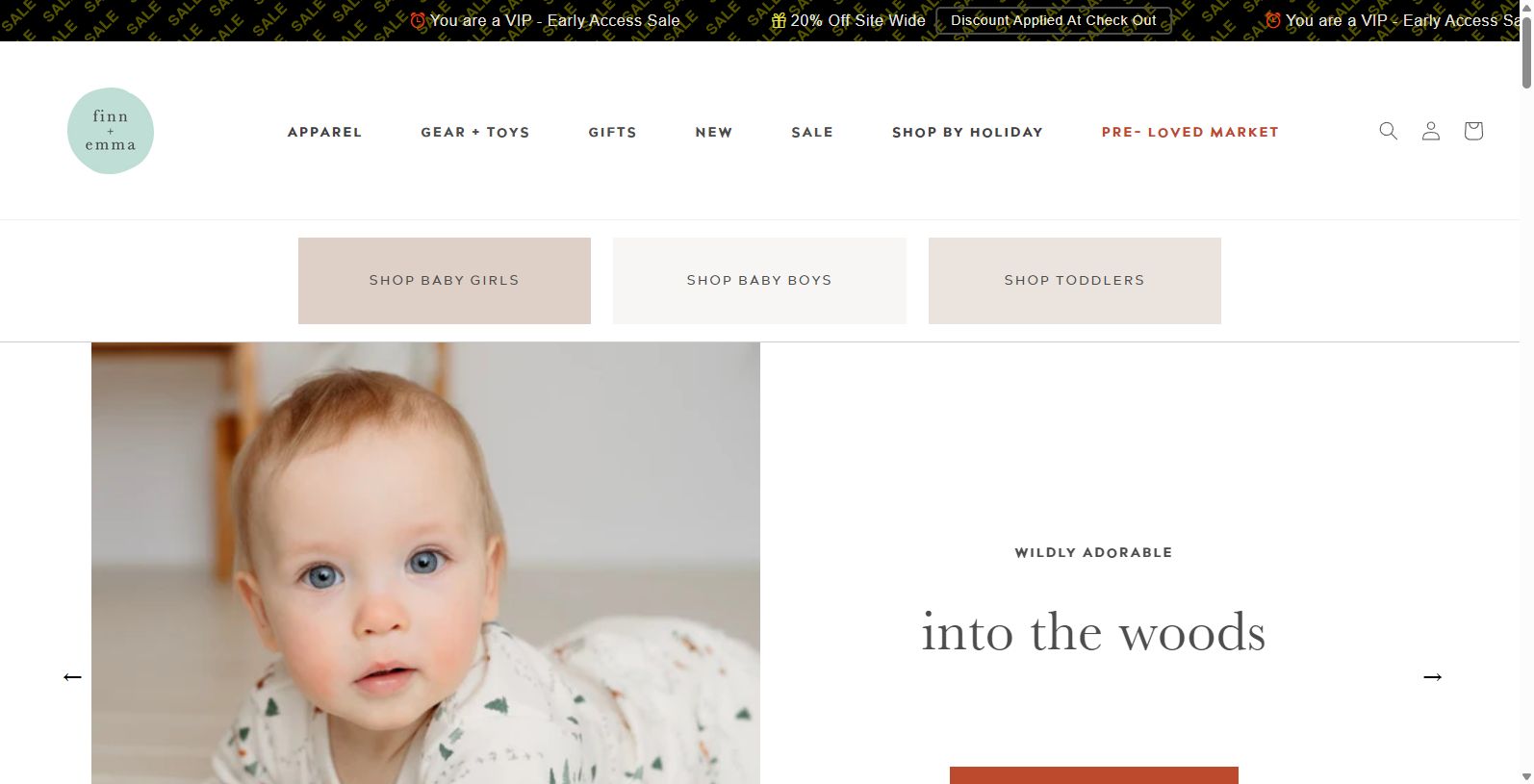 Explore Finn + Emma's Wholesome Baby Apparel