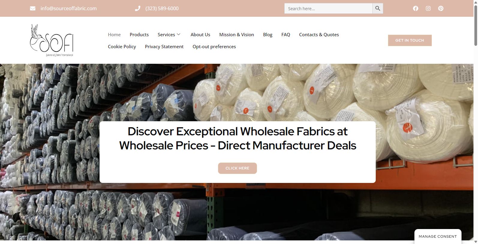 Discover SOFI: Leading Wholesale Fabric Supplier in Los Angeles Discover SOFI: Leading Wholesale Fabric Supplier in Los Angeles