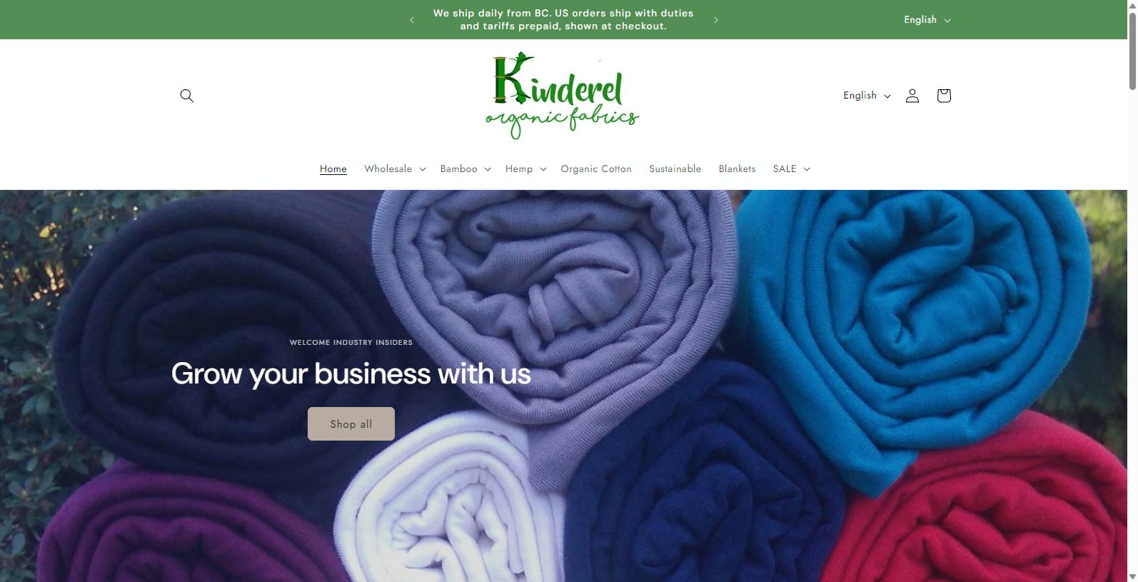 Kinderel Organic Fabrics: Sustainable Fabric Solutions Kinderel Organic Fabrics: Sustainable Fabric Solutions