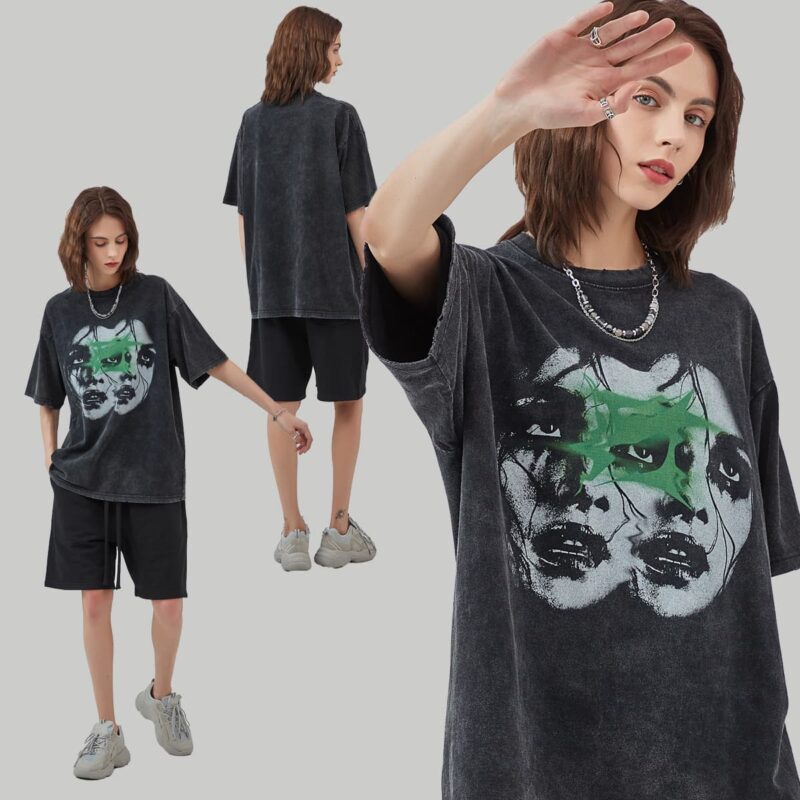 loose wash water T-shirt loose wash water T-shirt